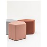 Coloured pouf waiting room - Bazalto