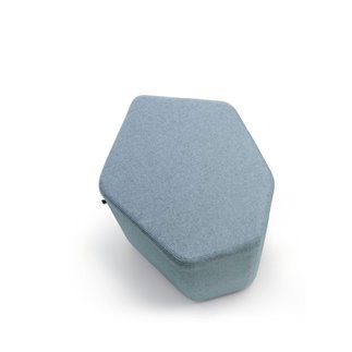 Coloured pouf waiting room - Bazalto | IsaProject