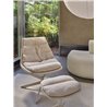 Swivel waiting armchair - Frank