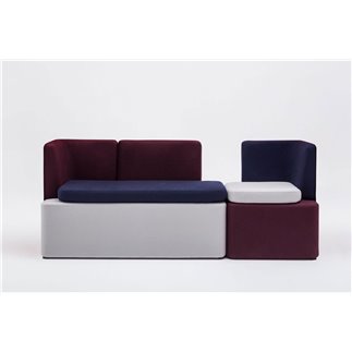 Modular waiting room armchair - Kaiva | ISA Project