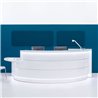 Curved reception desk - Valde