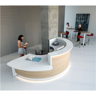 Reception Desk Office - Valde | Office Furniture | ISA Project