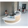 Curved reception desk - Valde