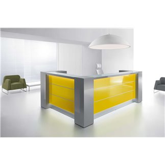 Corner Reception Desk - Valde | Office Furniture | ISA Project