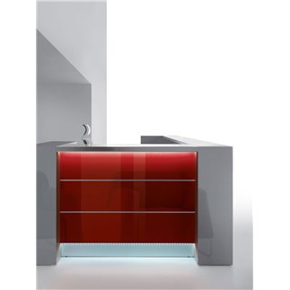 Corner Reception Desk - Valde | Office Furniture | ISA Project