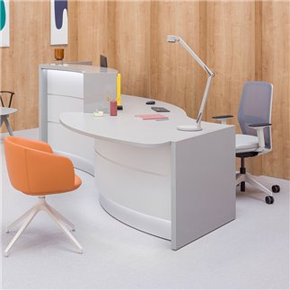 Reception Desk Office - Valde | Office Furniture | ISA Project