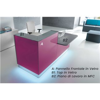 Reception Counter - Line | Online Office Furniture | ISA Project