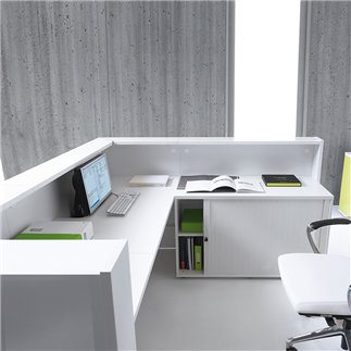 Reception Counter - Line | Office Furniture | ISA Project