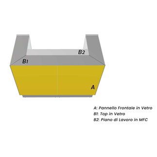 Bancone Reception - Linea | Arredo per Ufficio | ISA Project