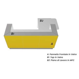 Bancone Reception - Linea | Mobili per Ufficio | ISA Project