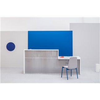 Bancone reception con desk basso - Wave | ISA Project