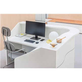 Reception Desk Office - Wave | Office Furniture Online | ISA Project