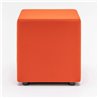 Pouf covered with or without wheels - Mix