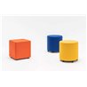 Pouf covered with or without wheels - Mix