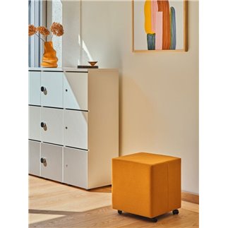 Pouf rivestito con o senza ruote - Mix | IsaProject