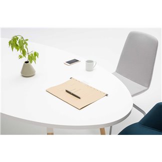 Conference table with wooden legs - Ogi W | IsaProject