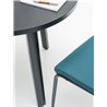 Small meeting table with metal legs - Ogy A