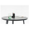 Small meeting table with metal legs - Ogy A