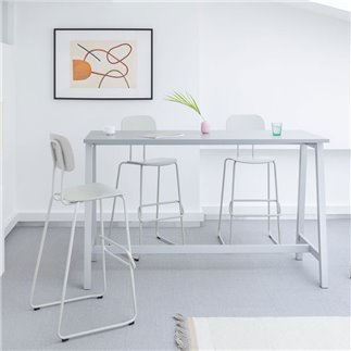 High office table with metal legs - Ogi | IsaProject