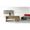 Executive desk with storage cabinet - Quando