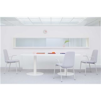 Meeting room table with metal legs - Tack | IsaProject