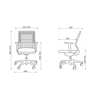 Office Operating Chair - Tanya | Office Furniture Online | ISA Project