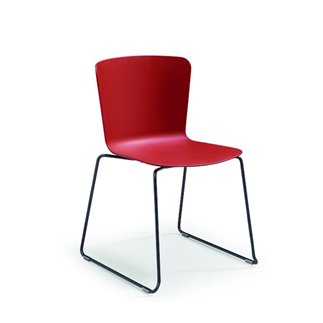 Stackable chair with sled legs - Calla | Midj