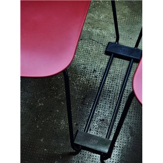 Sedia impilabile con gambe a slitta - Calla | Midj