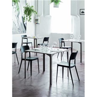 Square steel table - Armando | Midj