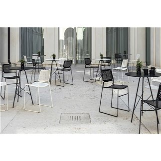 Steel bar table - Break | Midj