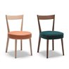 Design Wooden Chair with Velvet Cushion Seat - Odeon