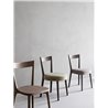 Design Wooden Chair with Velvet Cushion Seat - Odeon