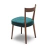 Design Wooden Chair with Velvet Cushion Seat - Odeon