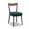 Design Wooden Chair with Velvet Cushion Seat - Odeon