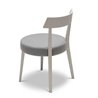 Beech Wood Chair with Eco-Leather Cushion Seat - Ariston