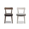 Beech Wood Chair with Eco-Leather Cushion Seat - Ariston