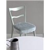 Restaurant Wood Chair Upholstered in Eco-Leather - Eden