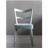 Restaurant Wood Chair Upholstered in Eco-Leather - Eden