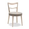 Restaurant Wood Chair Upholstered in Eco-Leather - Eden