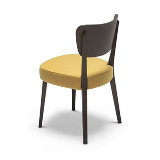 Design Restaurant Chair in Eco-Leather - Capitol | Origins 1971