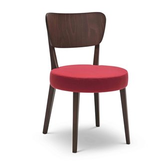 Design Restaurant Chair in Eco-Leather - Capitol | Origins 1971