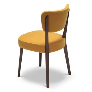 Restaurant Chair with Velvet Cushion Seat - Capitol Soft | Origins 1971