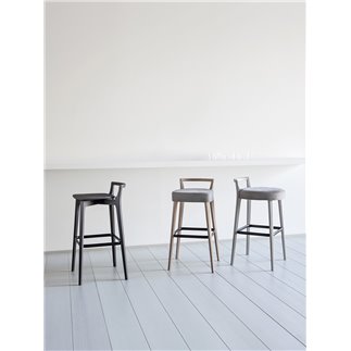 Design Bar Stool with Cushion Seat - Metro