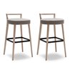 Design Bar Stool with Cushion Seat - Metro