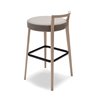 Design Bar Stool with Cushion Seat - Metro