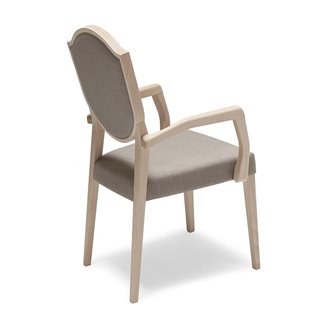 Upholstered Wooden Restaurant Chair - Blason | Origins 1971