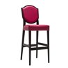 Vintage Design Bar Stool with Cushion Seat - Blason