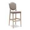 Vintage Design Bar Stool with Cushion Seat - Blason