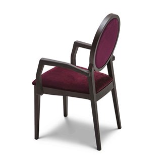 Vintage Restaurant Chair in Velvet - Medaillon | Origins 1971