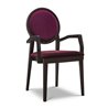 Vintage Restaurant Chair in Velvet - Medaillon